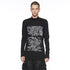 JULIUS 917CPM6 Black / The Order Of Chaos High Neck Top